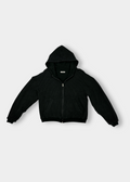 Veste à capuche en maille Carbone