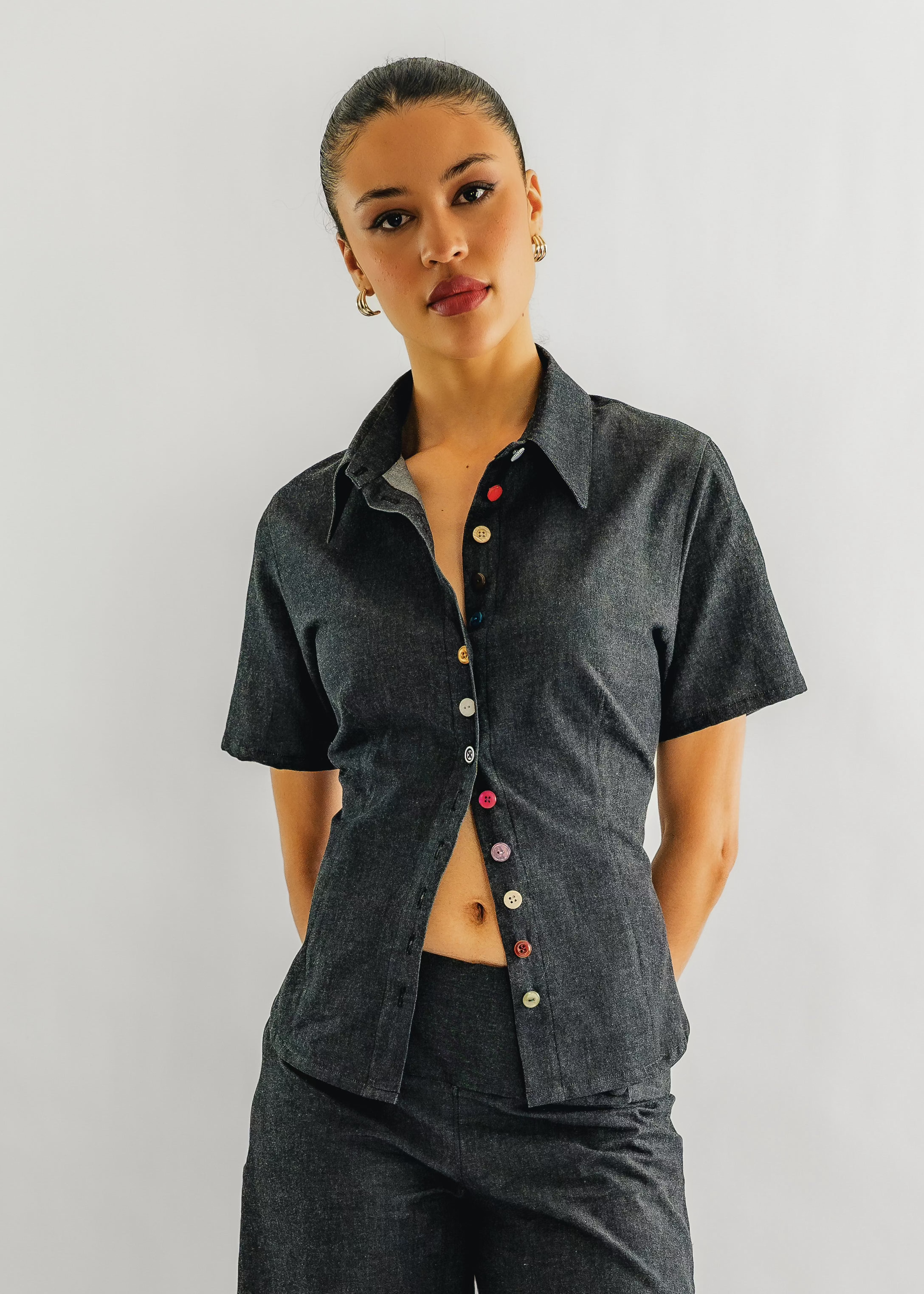 Chemises cintrée Anthracite