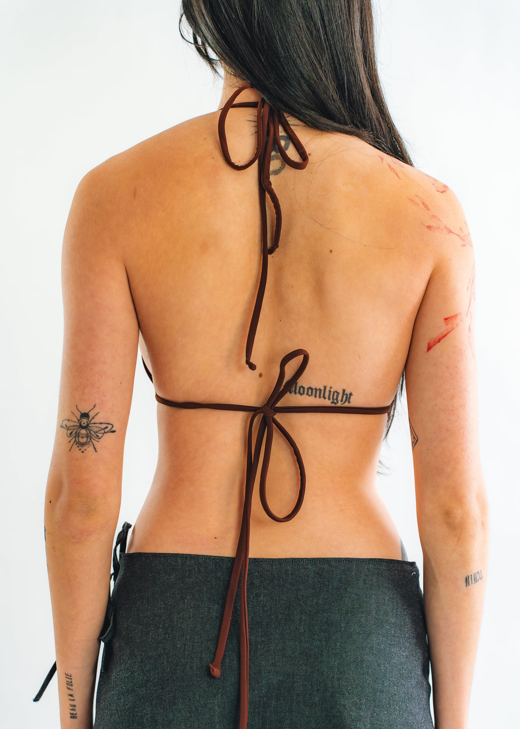 Haut de Bikini pierres d’œil de tigre