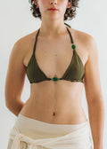 Haut de Bikini pierres de Jade