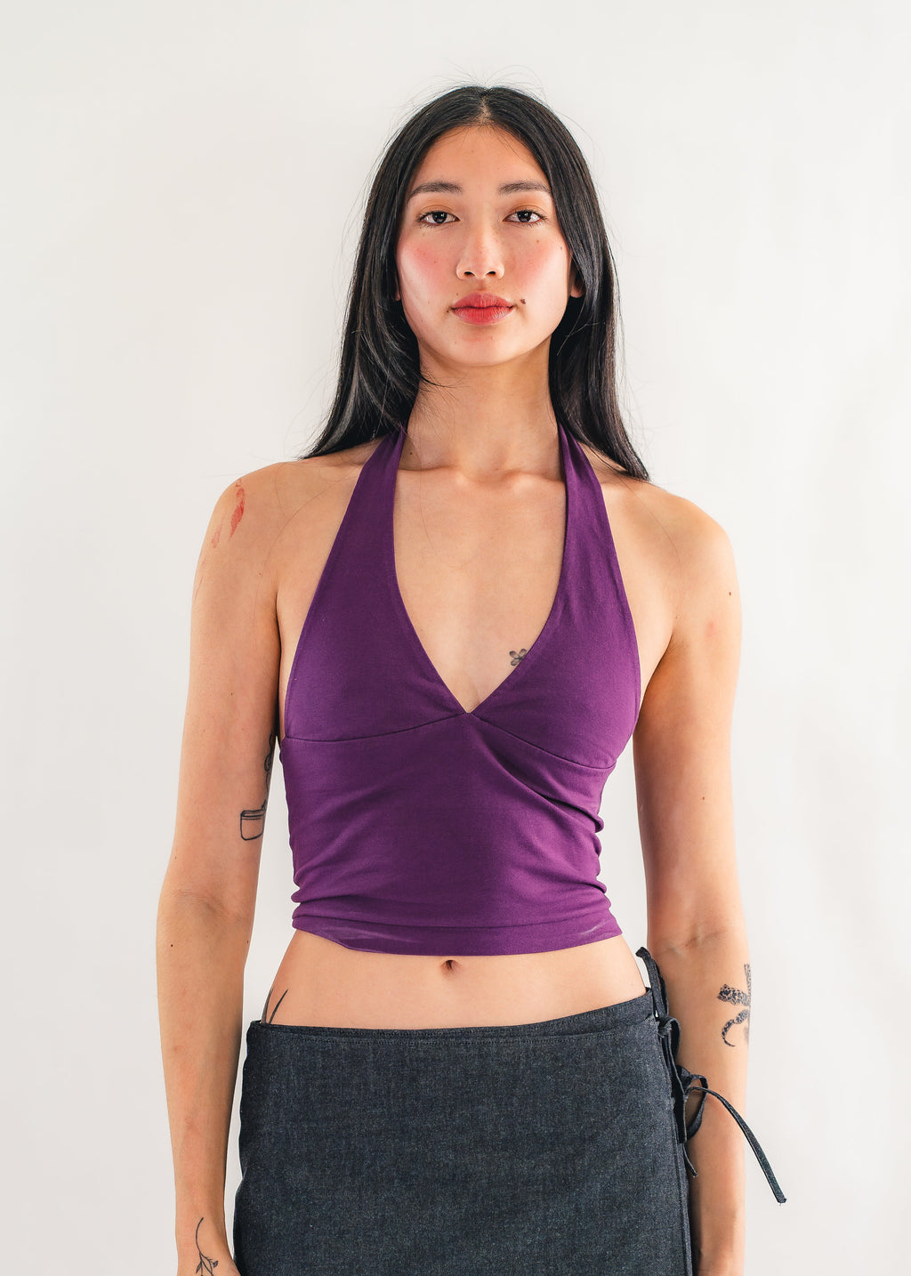 Débardeur décolleté Violet