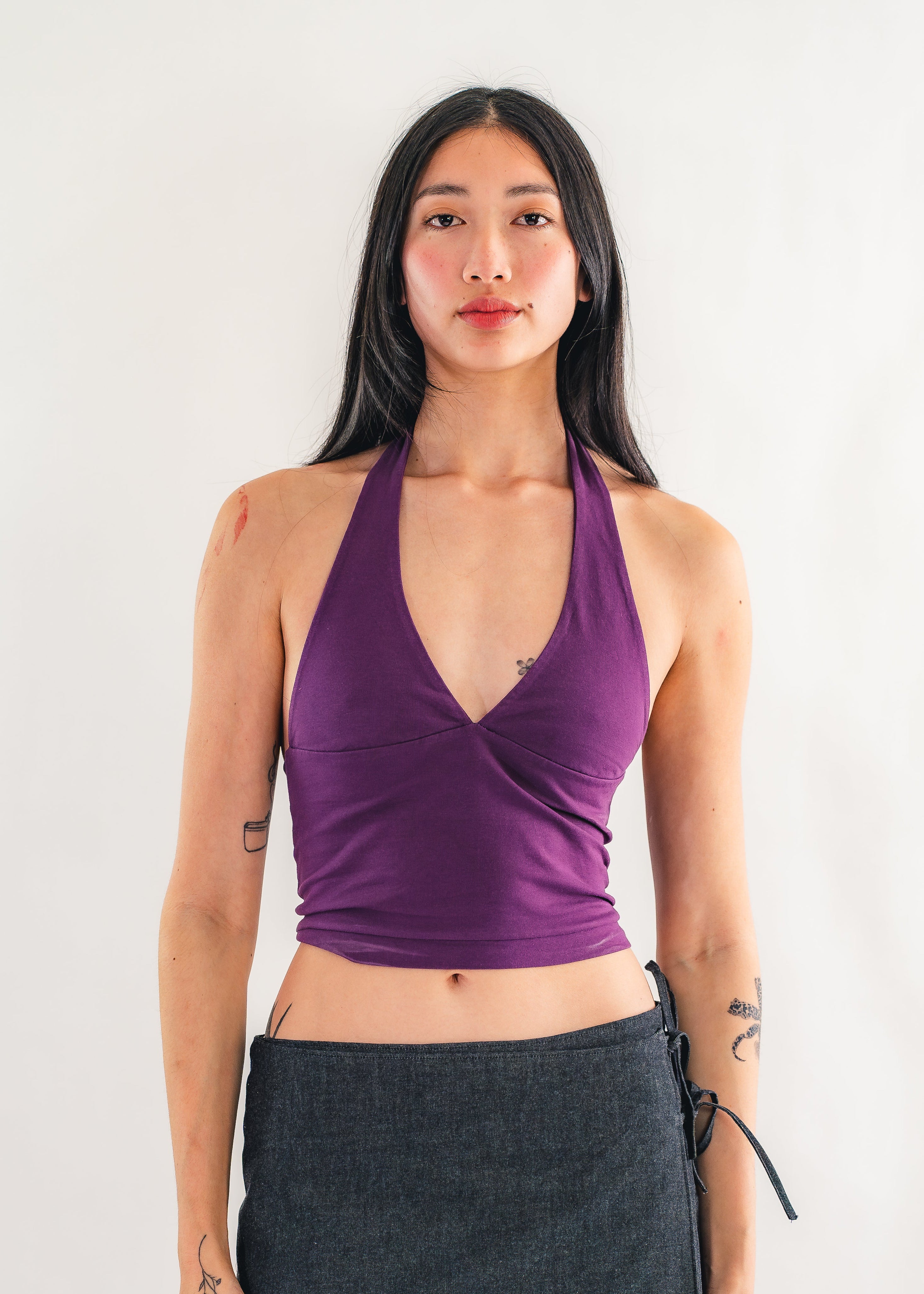 Débardeur décolleté Violet