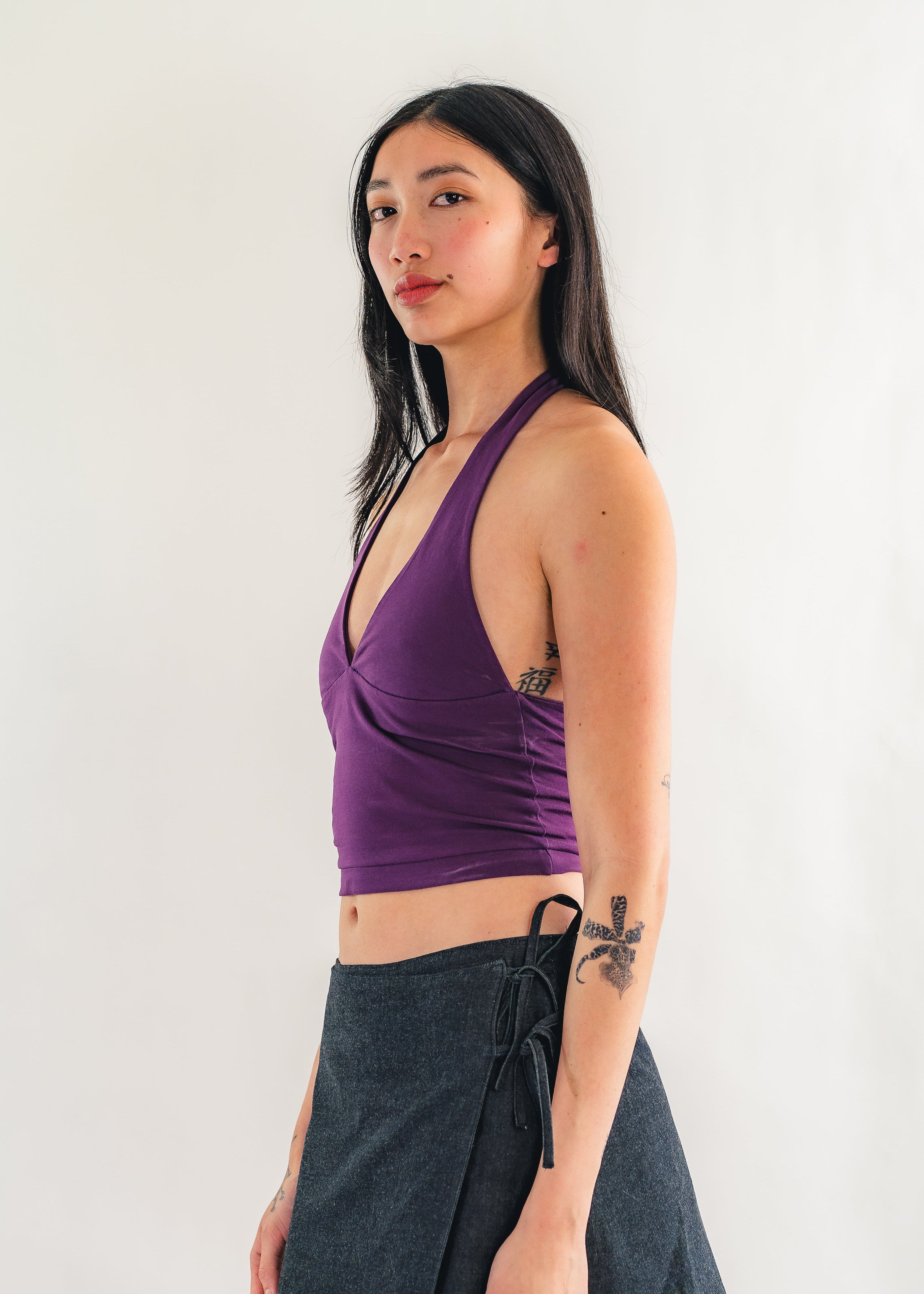 Débardeur décolleté Violet